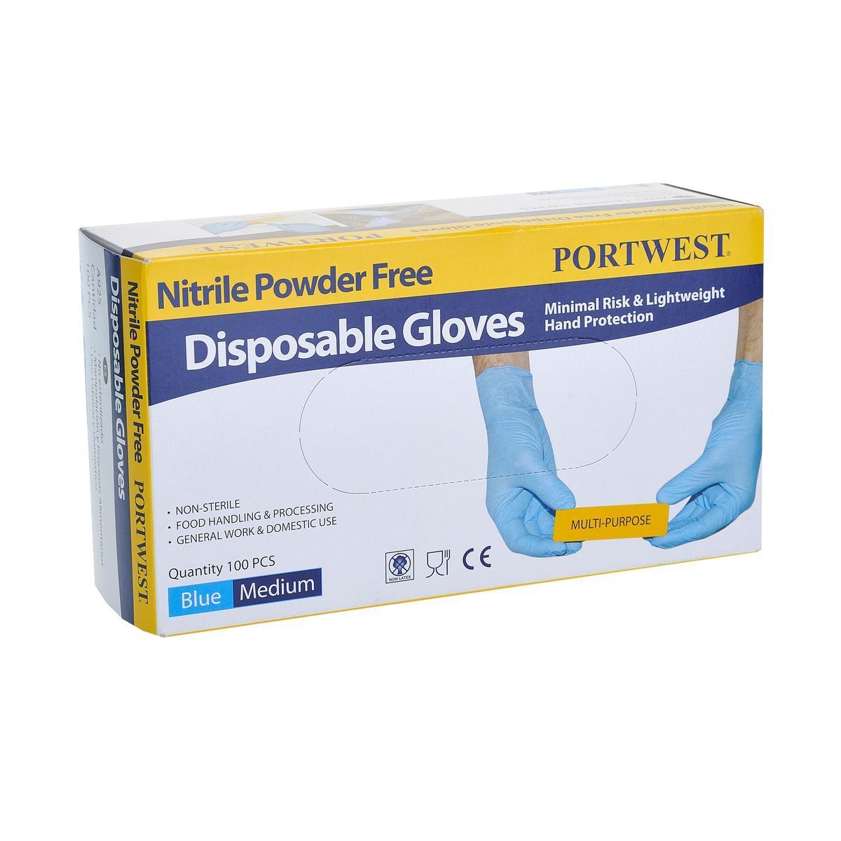 Style A925 Nitrile Disp Gloves Pk100-2